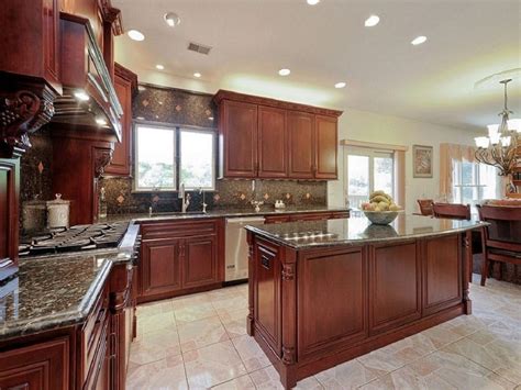 Kitchen Flooring Ideas With Cherry Cabinets